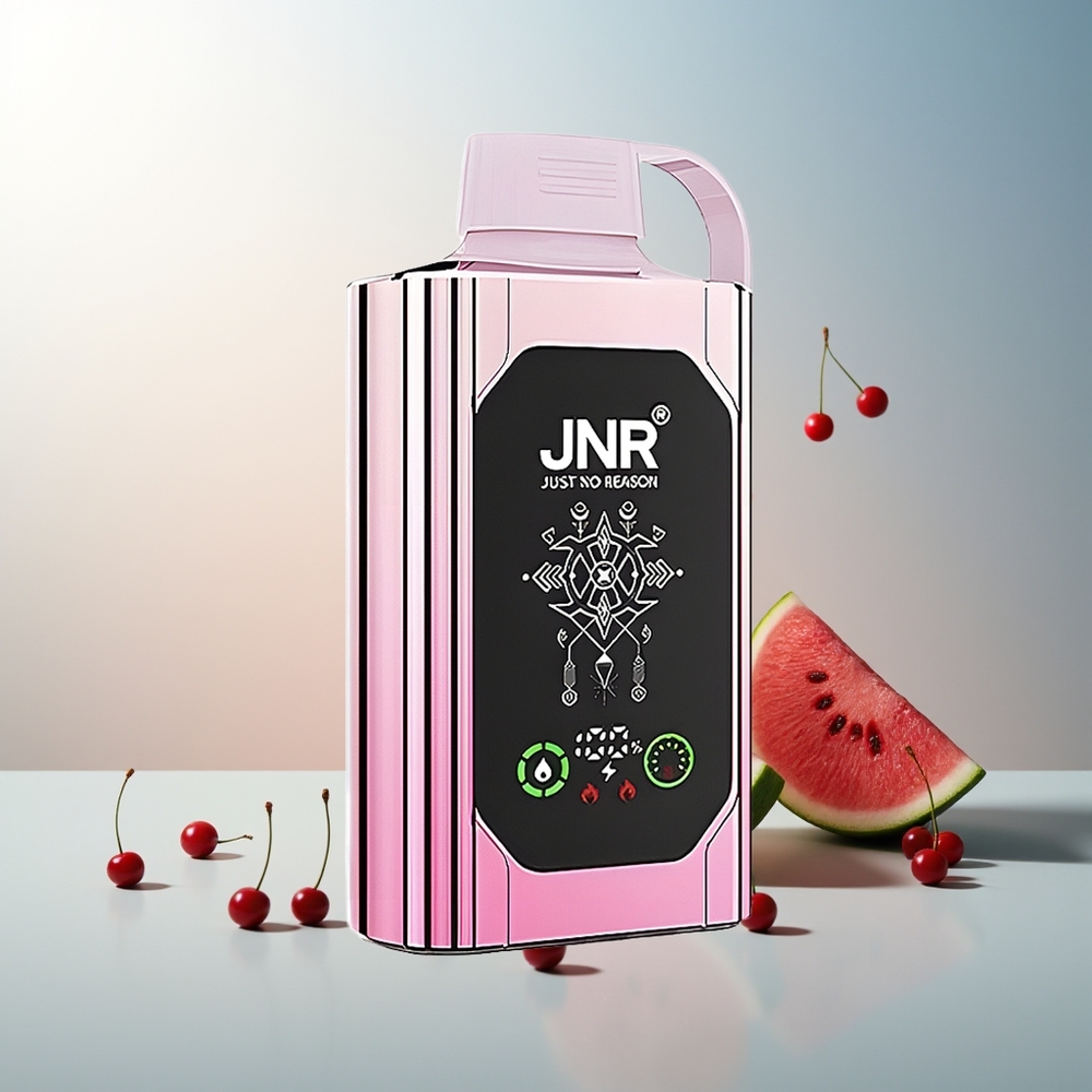 JNR Shisha Hookah Box 20500 Puff HD Ekran 1000mAh 25ml Çift Mesh Çift Çekirdek Type-C Hızlı Şarj Vişne Karpuz Buzu