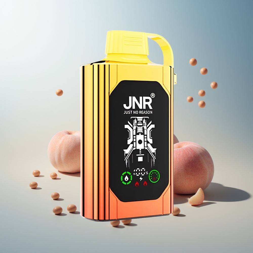 JNR Shisha Hookah Box 20500 Puff HD Ekran 1000mAh 25ml Çift Mesh Çift Çekirdek Type-C Şarj %0,%2,%5 Nikotin Şeftali Aromalı