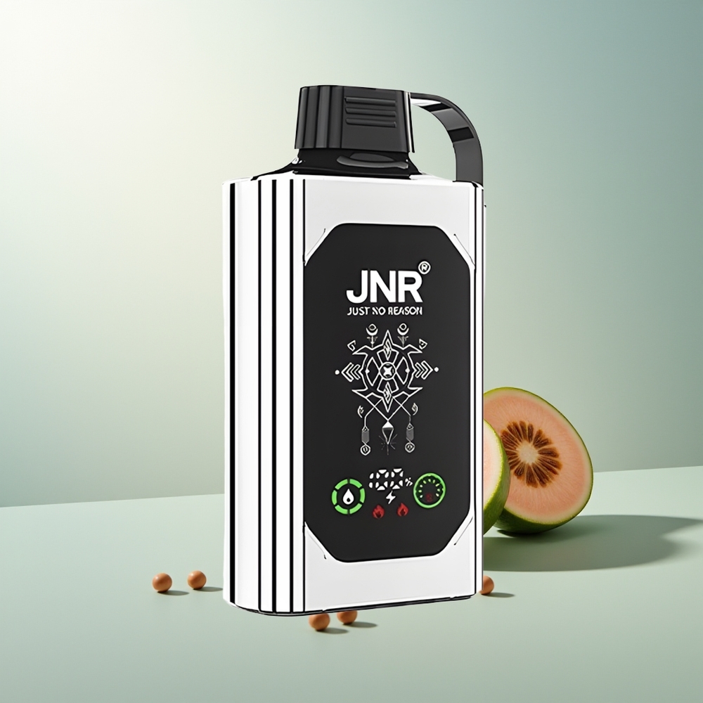 JNR Shisha Hookah Box 20500 Puff HD Ekran 1000mAh Çift Mesh Bobinli Çift Kavun Nane
