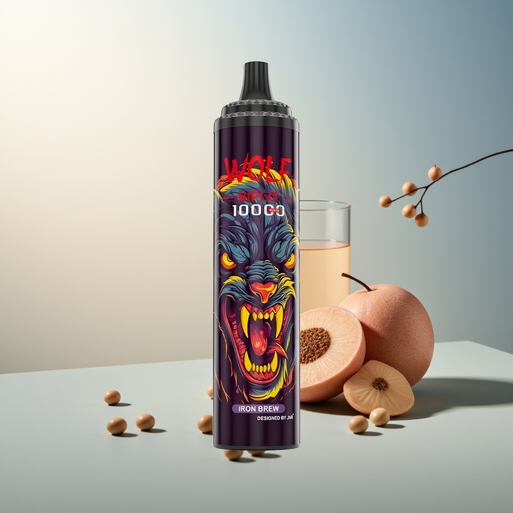 JNR Wolf Niplo 10000 Puf 1.0 Ohm Mesh 650mAh 20ml Tip-Çabuk Şarj Demir Demleme