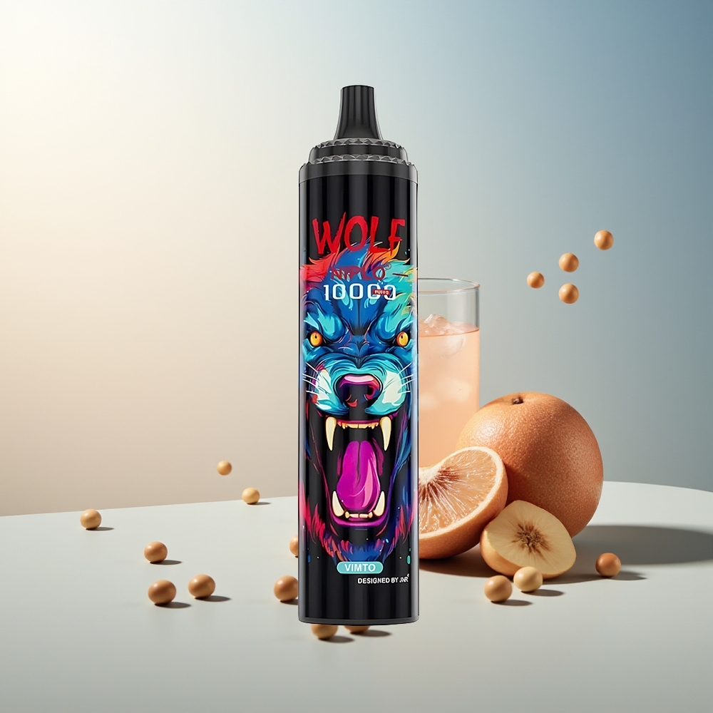 JNR Wolf Niplo 10000 Puff 1.0 Ohm Mesh 650mAh 20ml Type-C Şarj Vimto