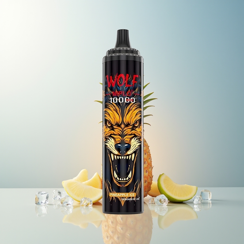 JNR Wolf Niplo 10000 Puff Mesh 1.0 Ohm 650mAh Type-C Ananas Buz