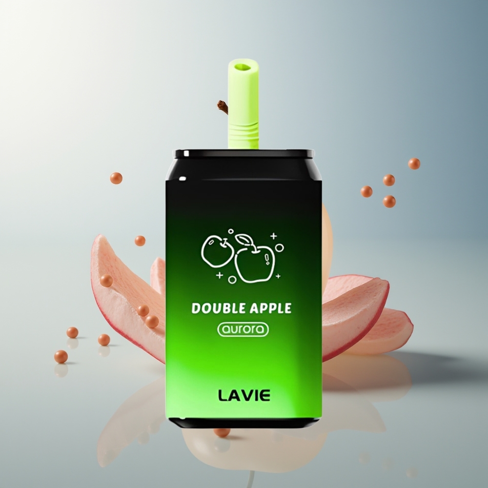 LAVIE Aurora 11000 Puff 22ML 650mAh Tip C Şarj Edilebilir Çift Elma