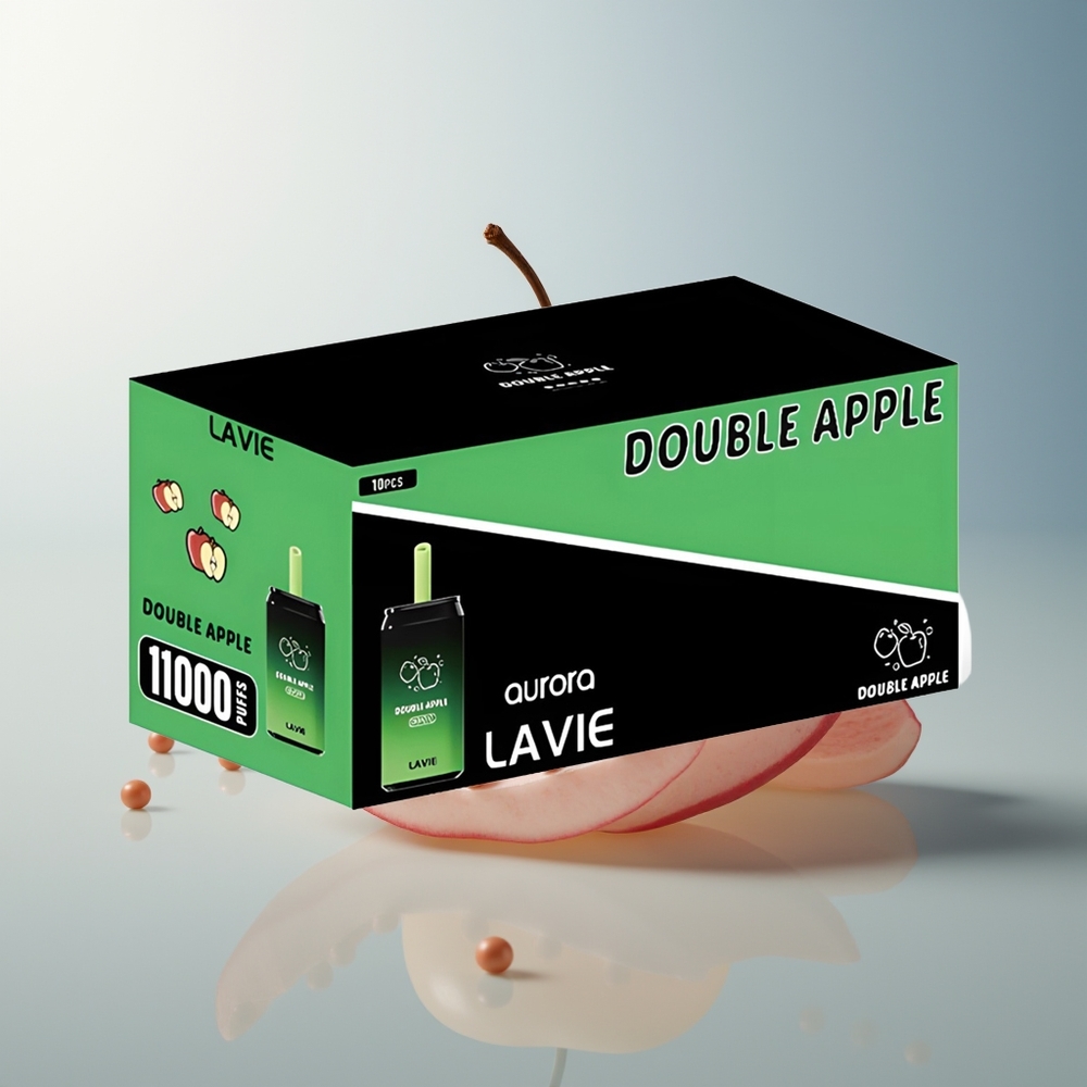 LAVIE Aurora 11000 Puff 22ML 650mAh Tip C Şarj Edilebilir Çift Elma