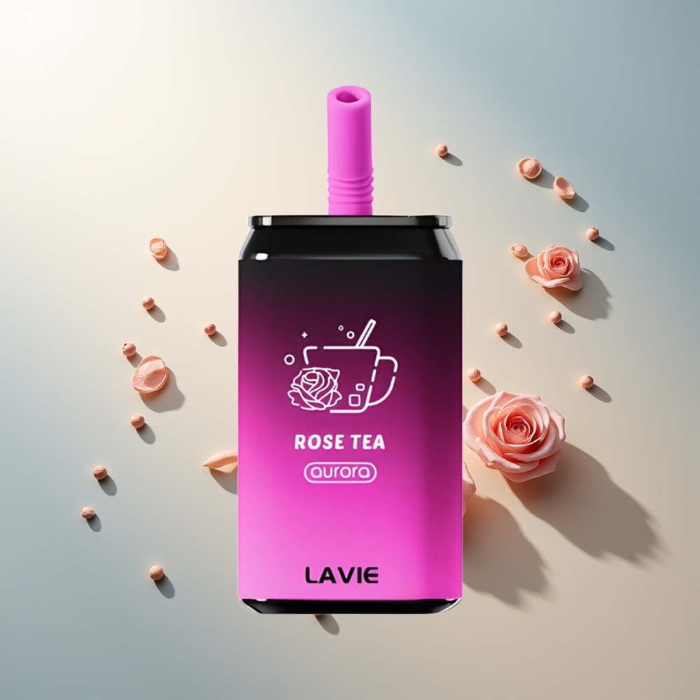 LAVIE Aurora 11000 Puff 22ML 650mAh Şarj Edilebilir Type C Çay Gülü