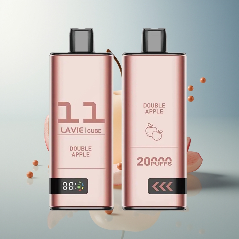 LAVIE Cube 20000 Puf Çift Elma 28ML 600mAh Type C