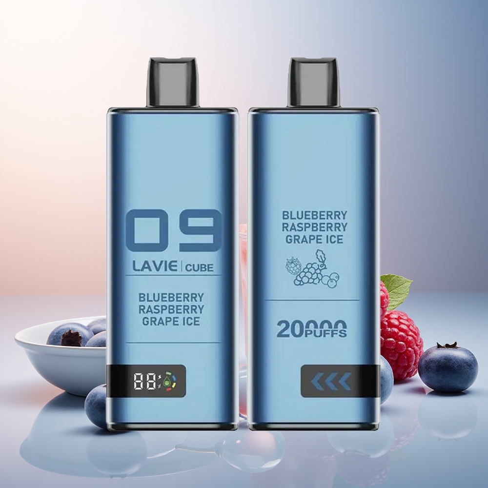 LAVIE Cube 20000 Puff 600mAh Type-C Yaban Mersini Ahududu Üzüm Buzlu