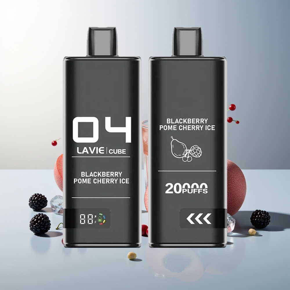 LAVIE Cube 20000 Puff Type C Şarj Böğürtlen Nar Kiraz Buz
