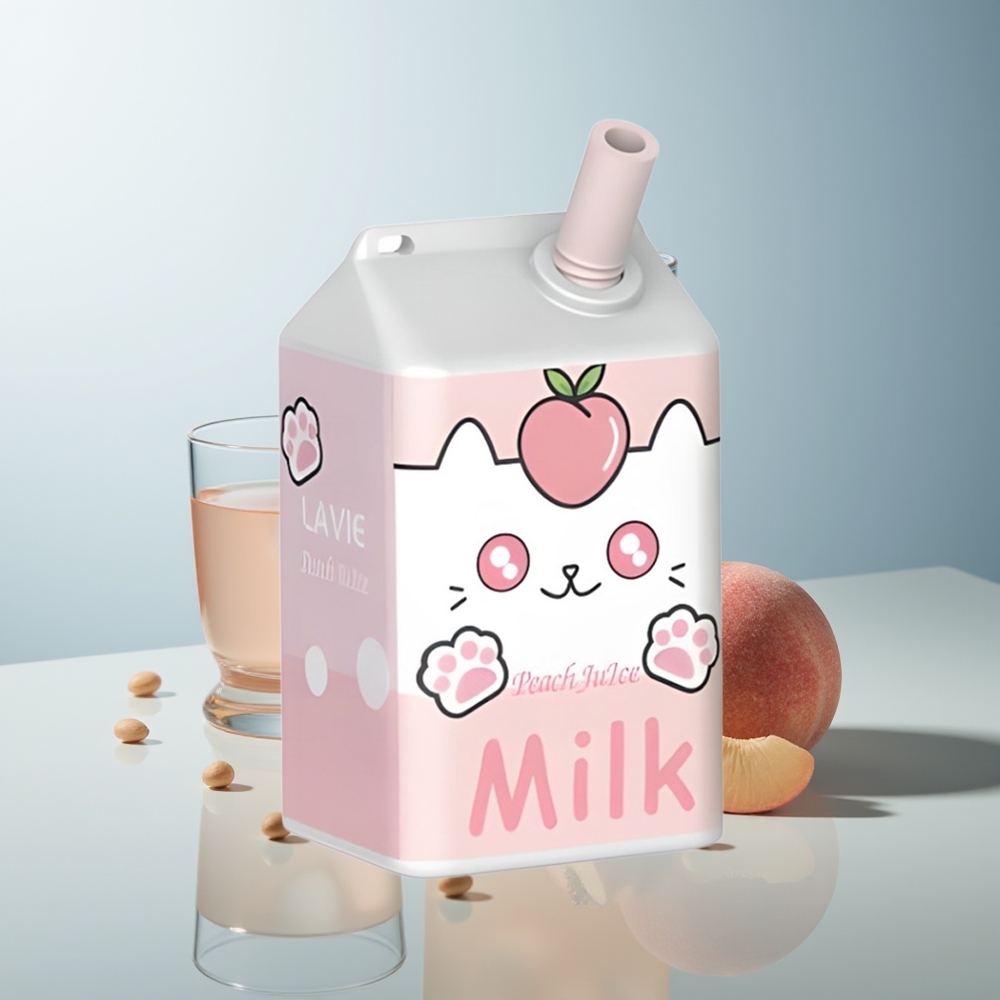 LAVIE Milk 7000 Puf Şeftali Suyu Tip C Şarj Edilebilir 16ML 600mAh
