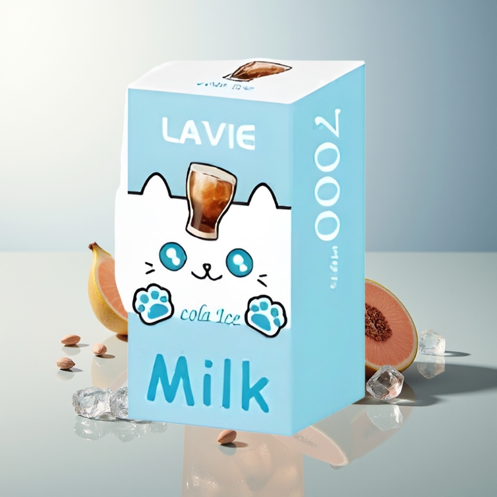 LAVIE Milk 7000 Puff 16ML 600mAh Tip C Şarj Edilebilir Kola Buz
