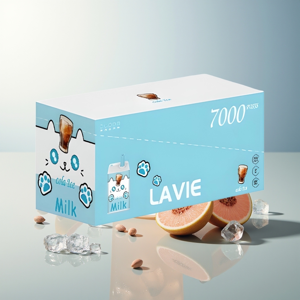 LAVIE Milk 7000 Puff 16ML 600mAh Tip C Şarj Edilebilir Kola Buz