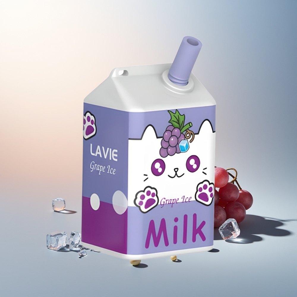 LAVIE Milk 7000 Puff 16ML 600mAh Tip C Şarj Edilebilir Üzüm Buz