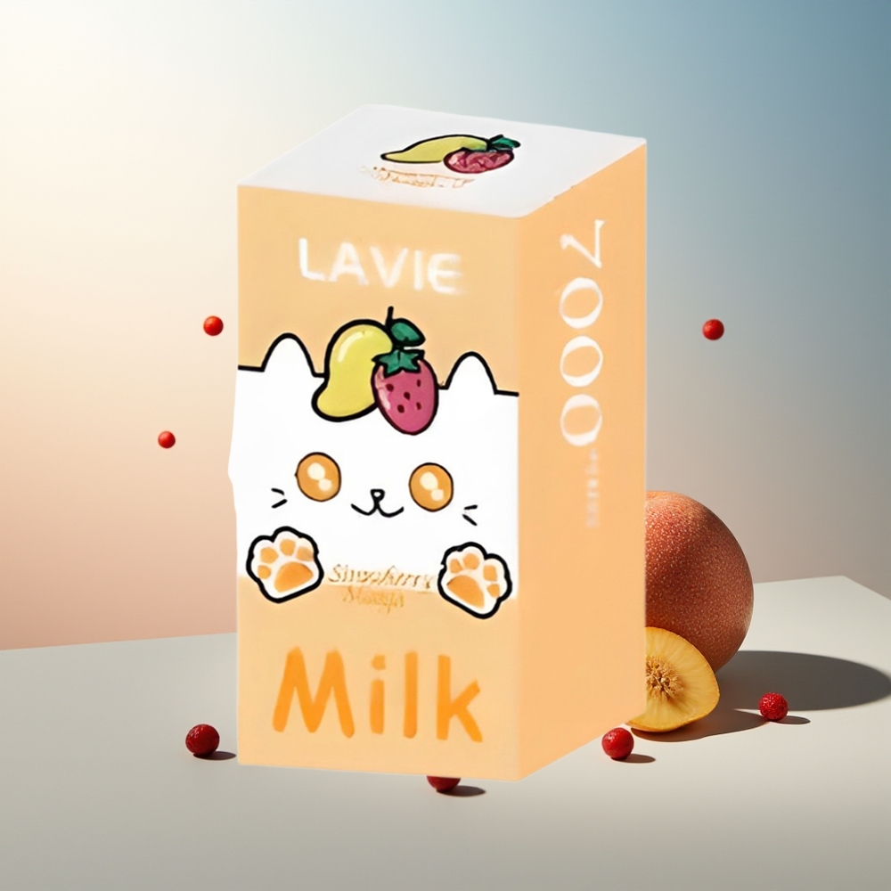 LAVIE Milk 7000 Puff Şarj Edilebilir Çilek Mango
