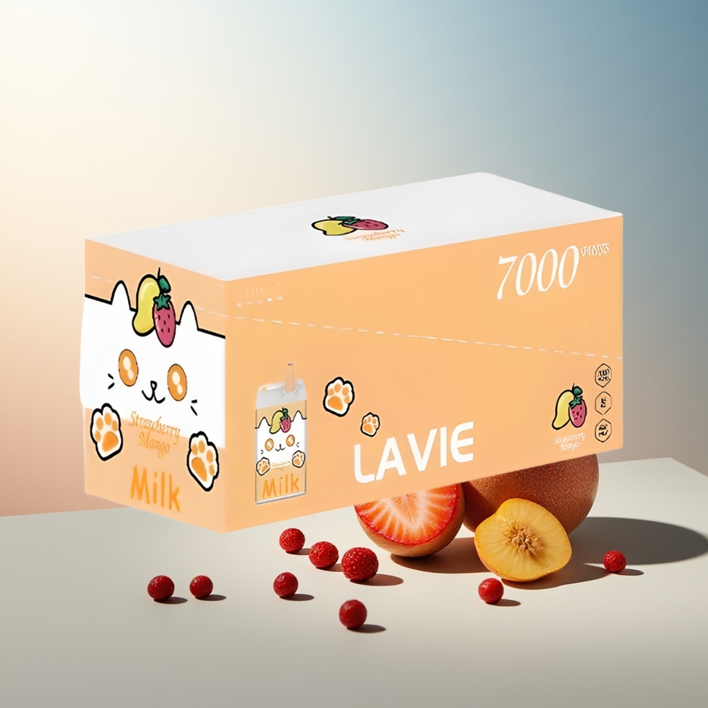 LAVIE Milk 7000 Puff Şarj Edilebilir Çilek Mango
