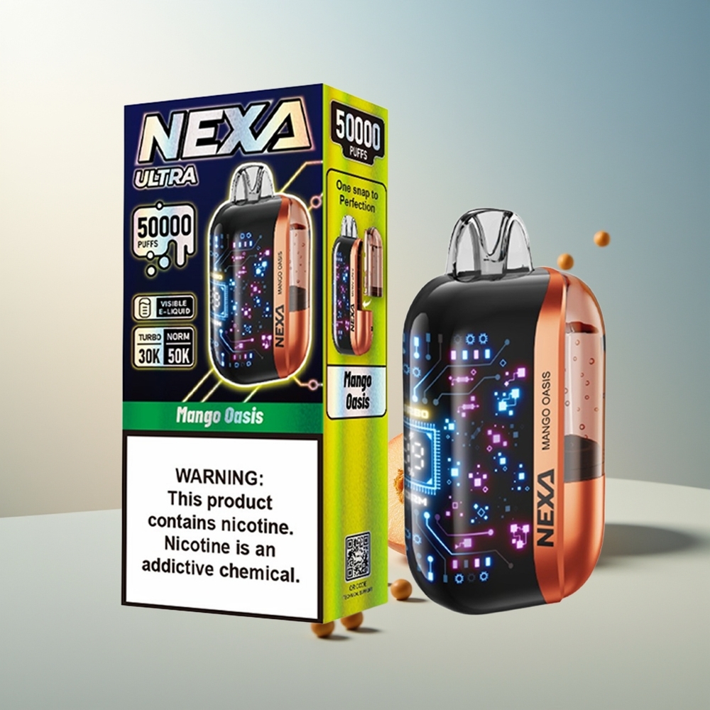 NEXA Ultra 50000 Puff 20ml 800mAh Tip-C Şarj Mango Vahası