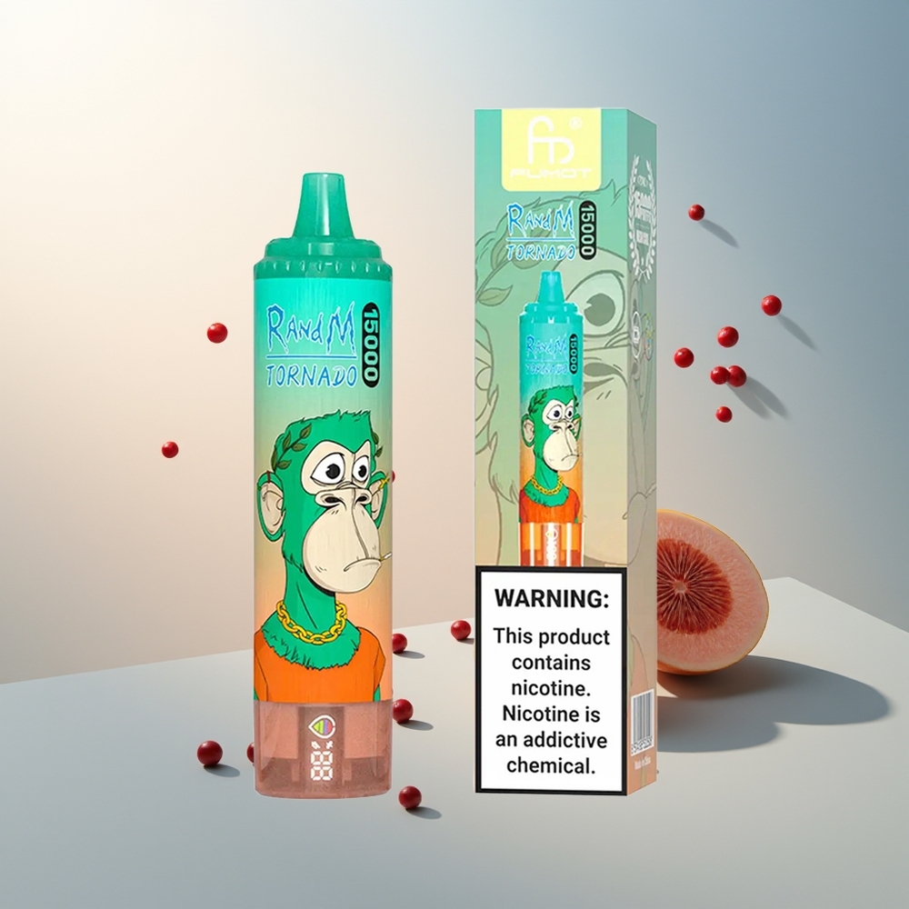 RandM Fumot Tornado 15000 Püf 25ml 850mAh Mesh Ekran Üçlü Meyve