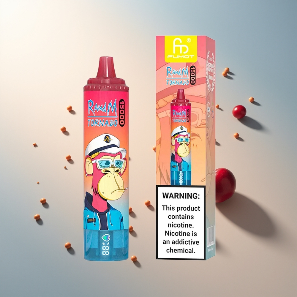 RandM Fumot Tornado 15000 Püf 25ml 850mAh Mesh Kiraz