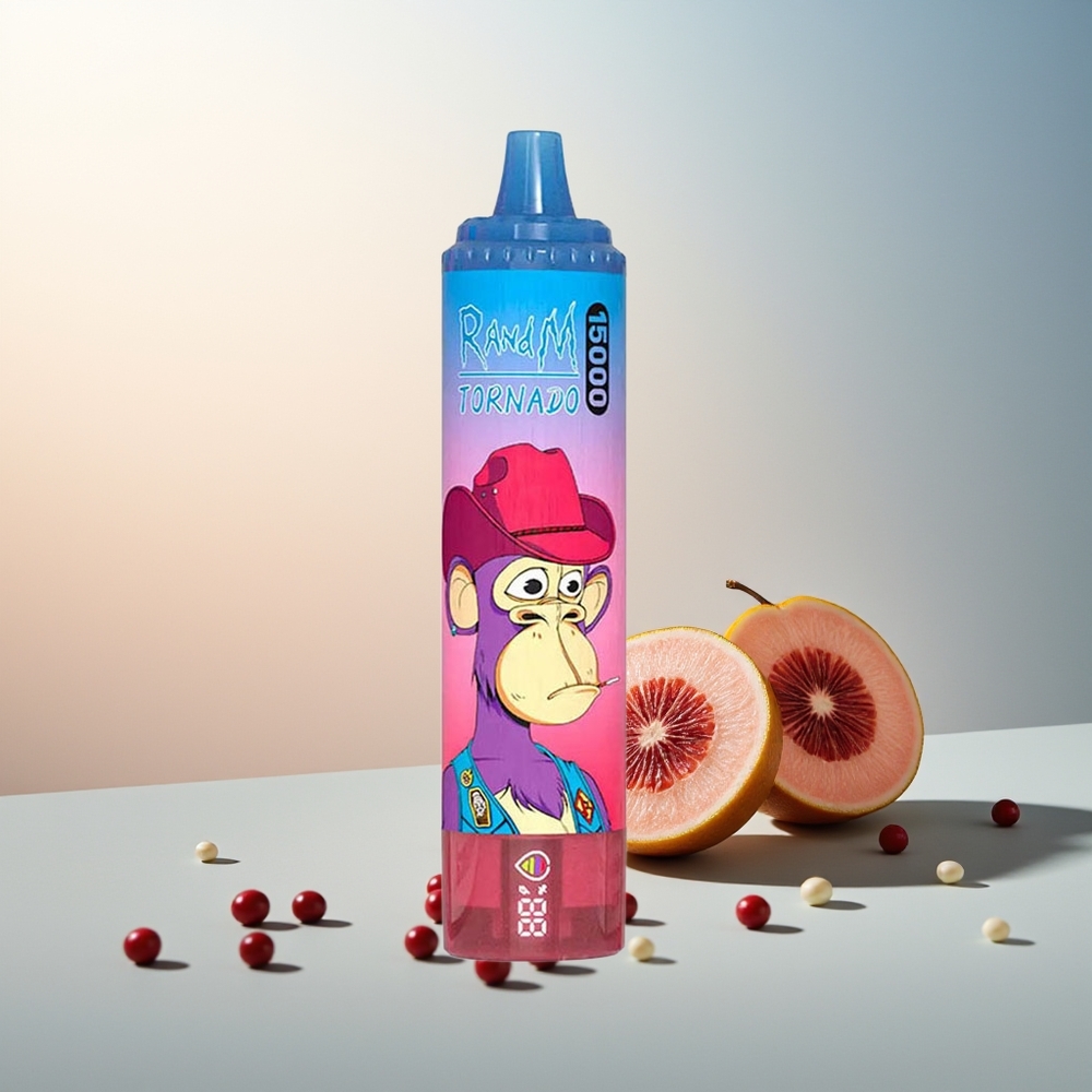RandM Fumot Tornado 15000 Püf 25ml 850mAh Type-C Şarj LCD Ekran Karışık Meyve