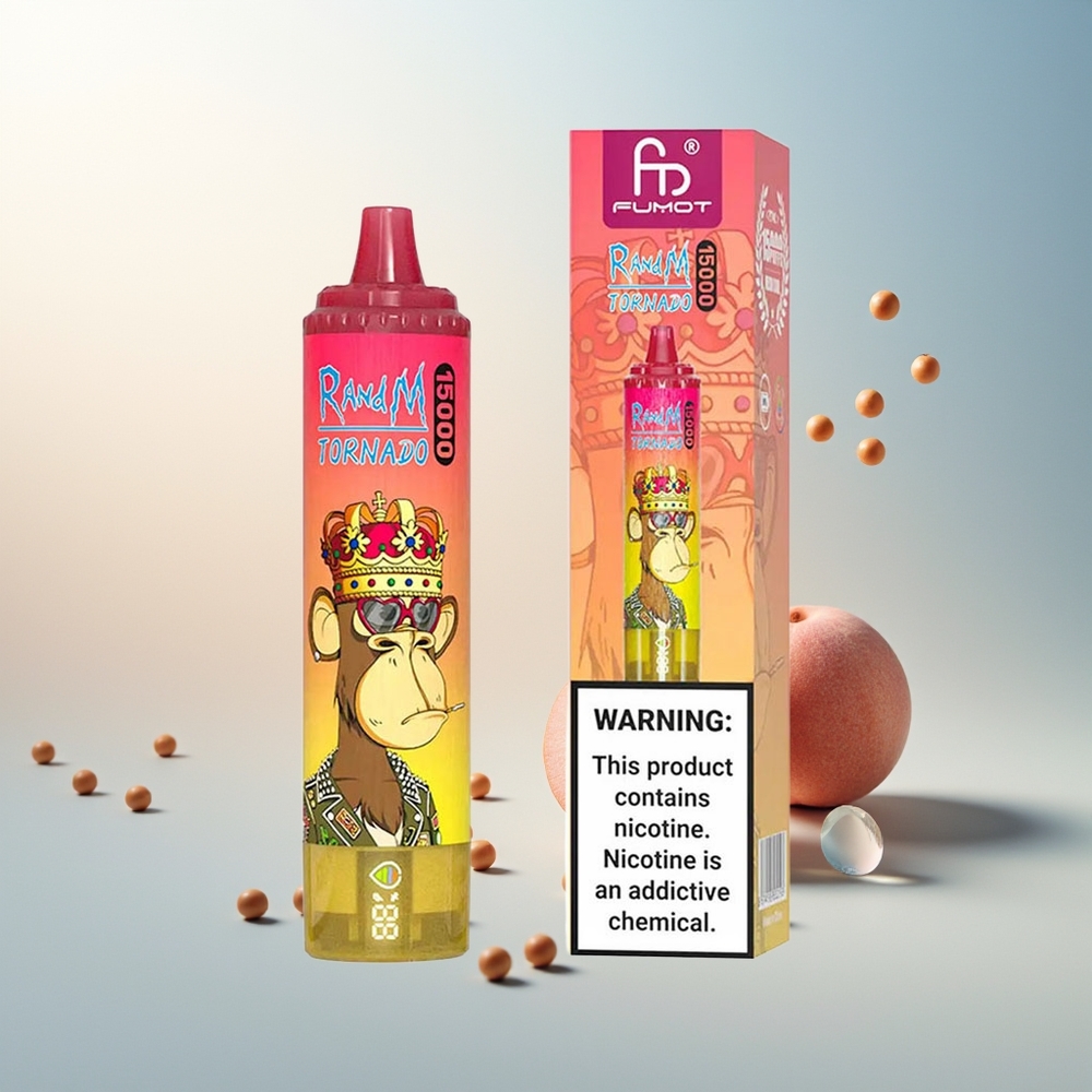 RandM Fumot Tornado 15000 Puff 25ml 850mAh Şeftali Buz