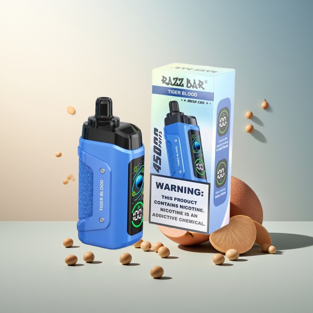 Razz Bar 45000 Puff Ayarlanabilir Hava Akışı Kaplan Kanı