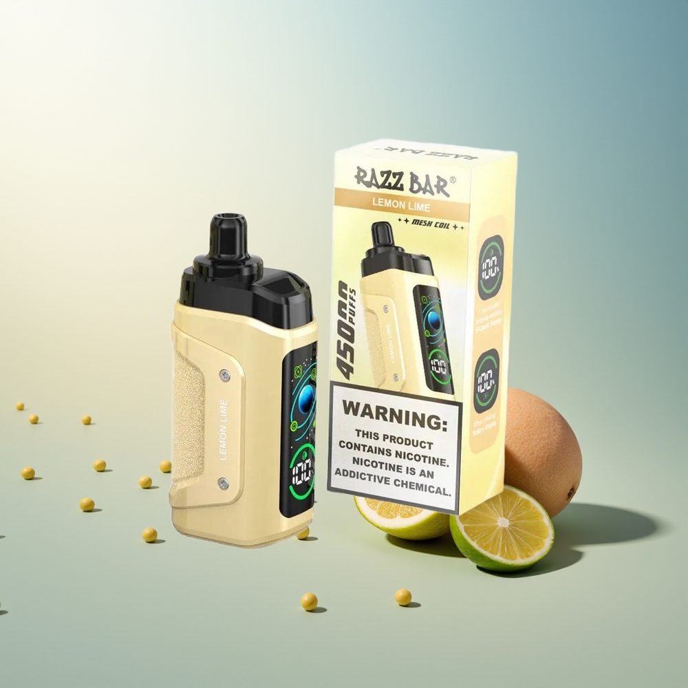 Razz Bar 45000 Puff Ayarlanabilir Hava Akışı Limon Lime