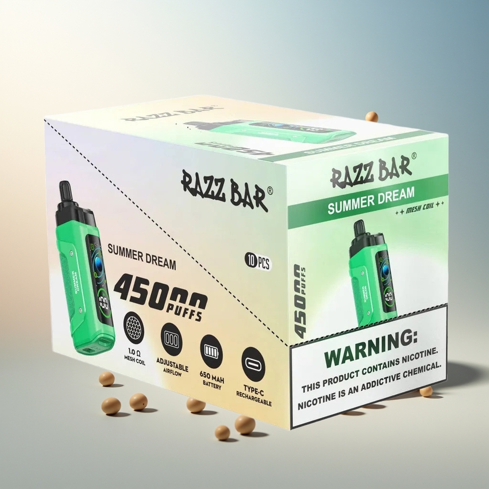 Razz Bar 45000 Puff Ayarlanabilir Hava Akışı Yaz Rüyası