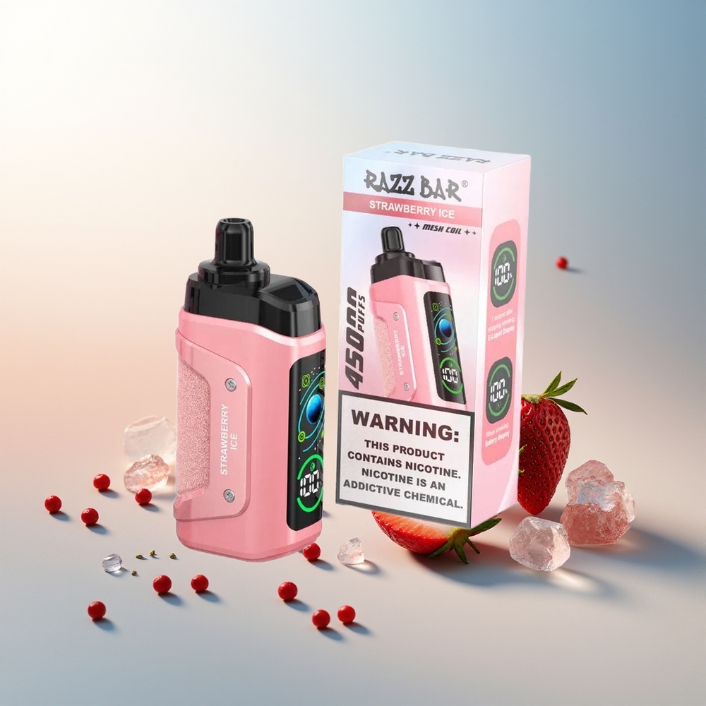 Razz Bar 45000 Puff Ayarlanabilir Hava Akışı Çilek Buz