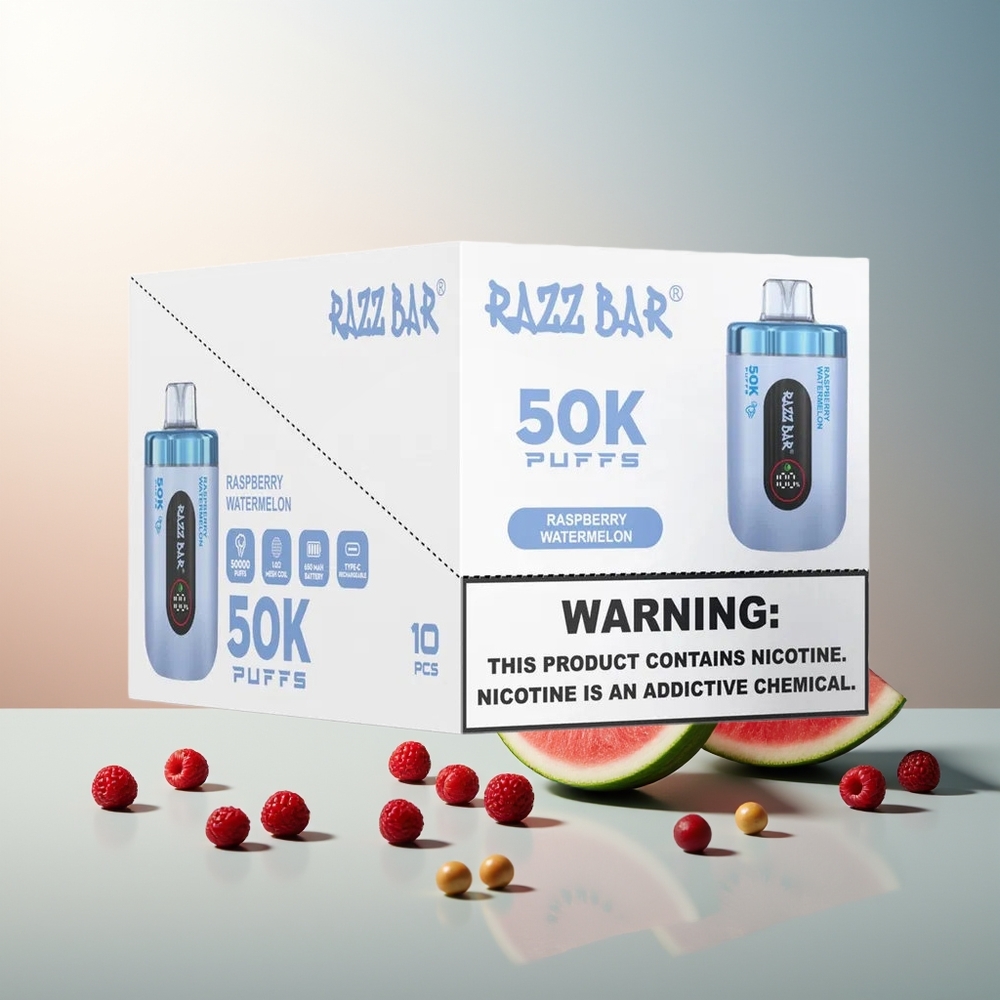Razz Bar 50K Mesh 1.0 Ohm Type-C Ahududu Karpuz