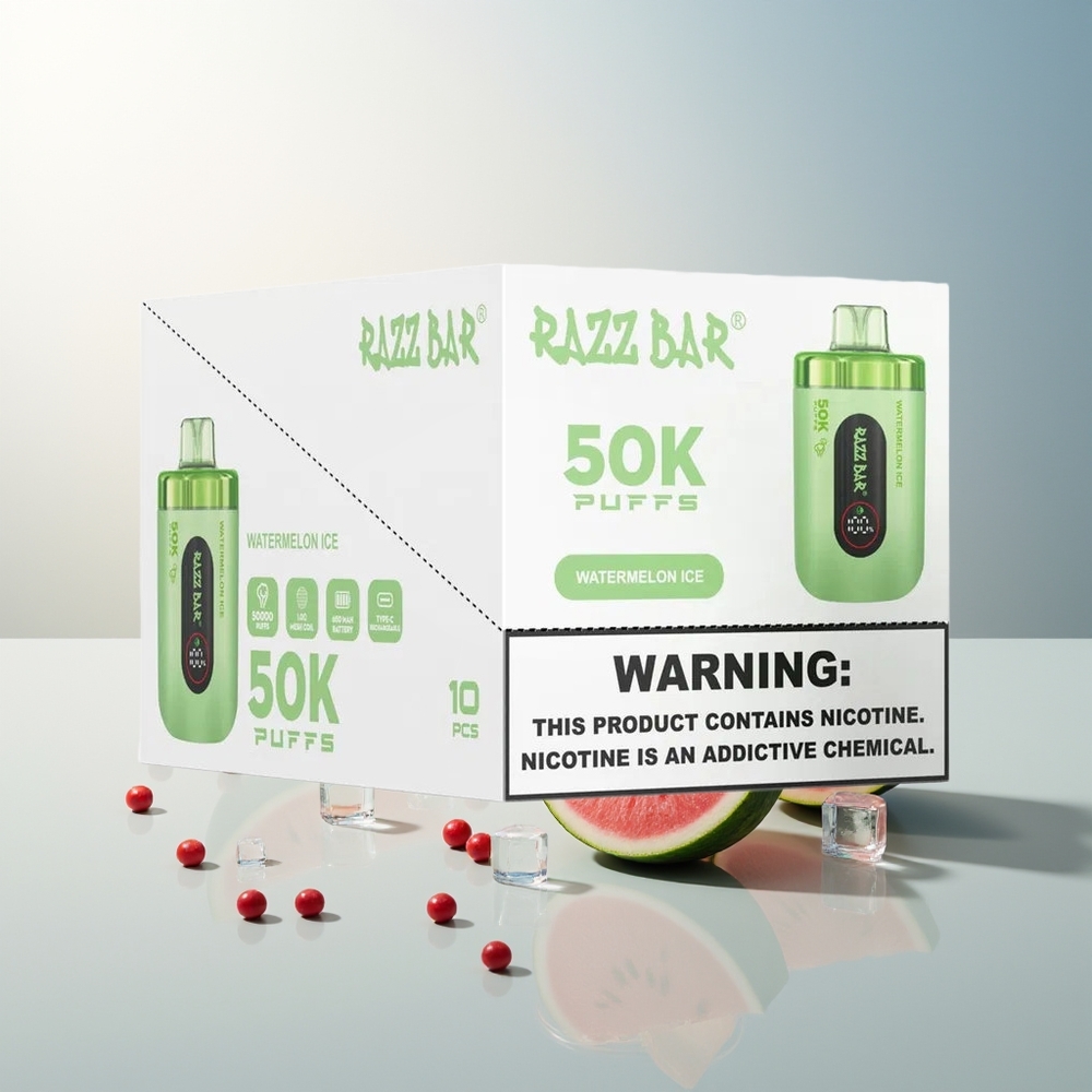 Razz Bar 50K Puff 1.0 Ohm Mesh Type-C Şeftali Buz