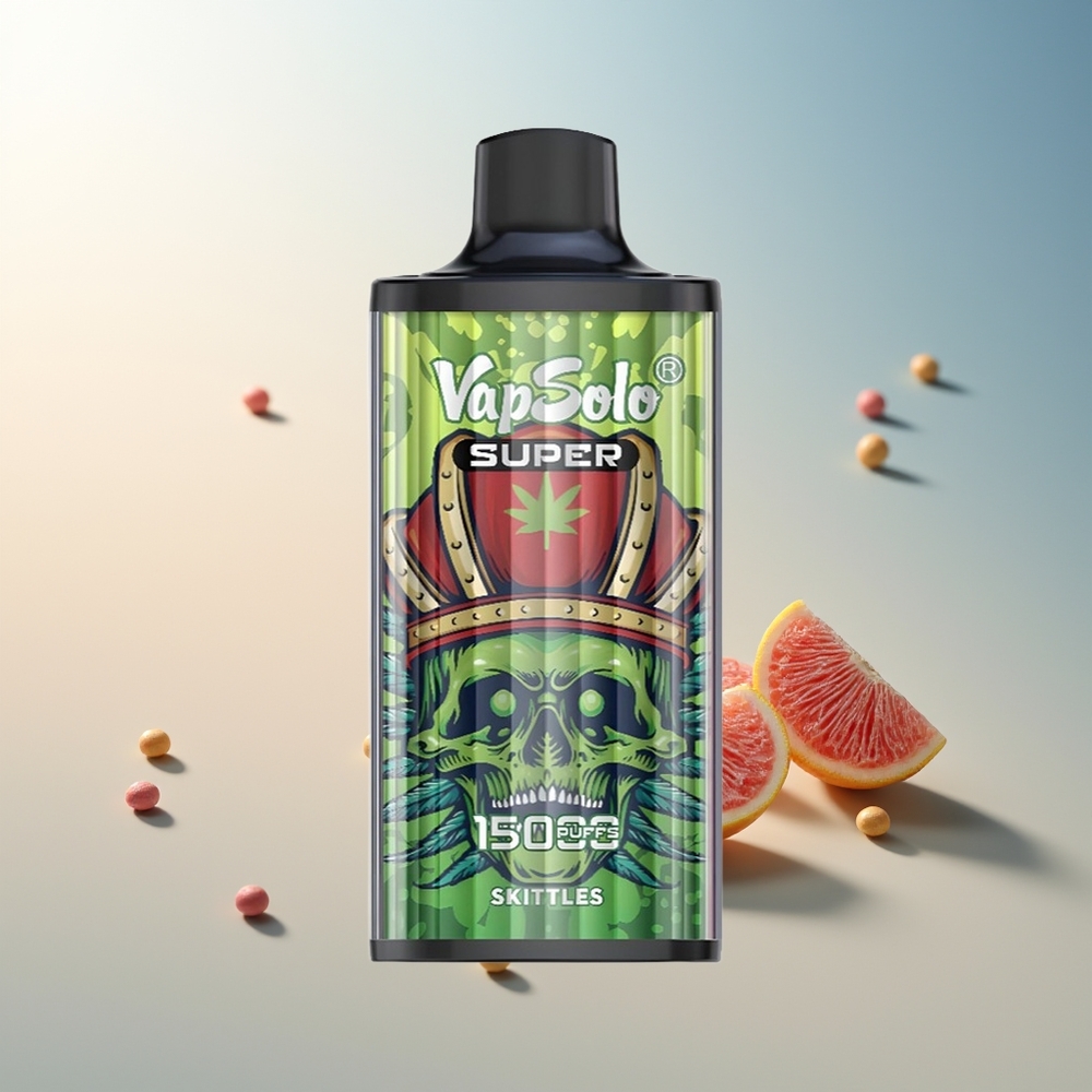 Vapsolo Super 15000 Puf 40ml 850mah Type-C Skittles Aromalı