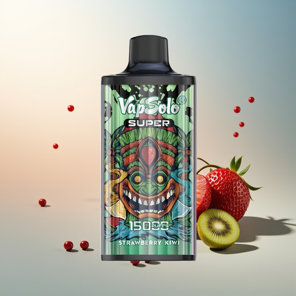 Vapsolo Super 15000 Puf 40ml 850mah Çilek Kivi