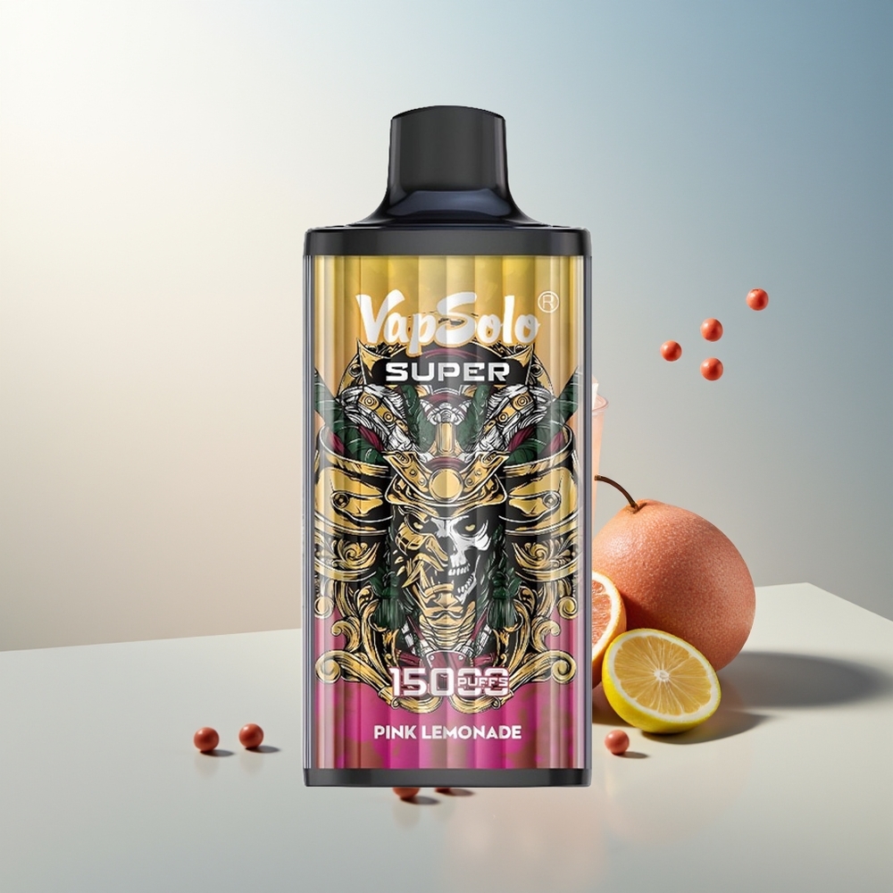 Vapsolo Super 15000 Puff 40ml 850mah Mesh Süper Pembe Limonata