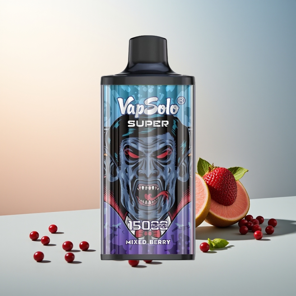 Vapsolo Super 15000 Puff 40ml 850mah Tip-C Karışık Meyveler