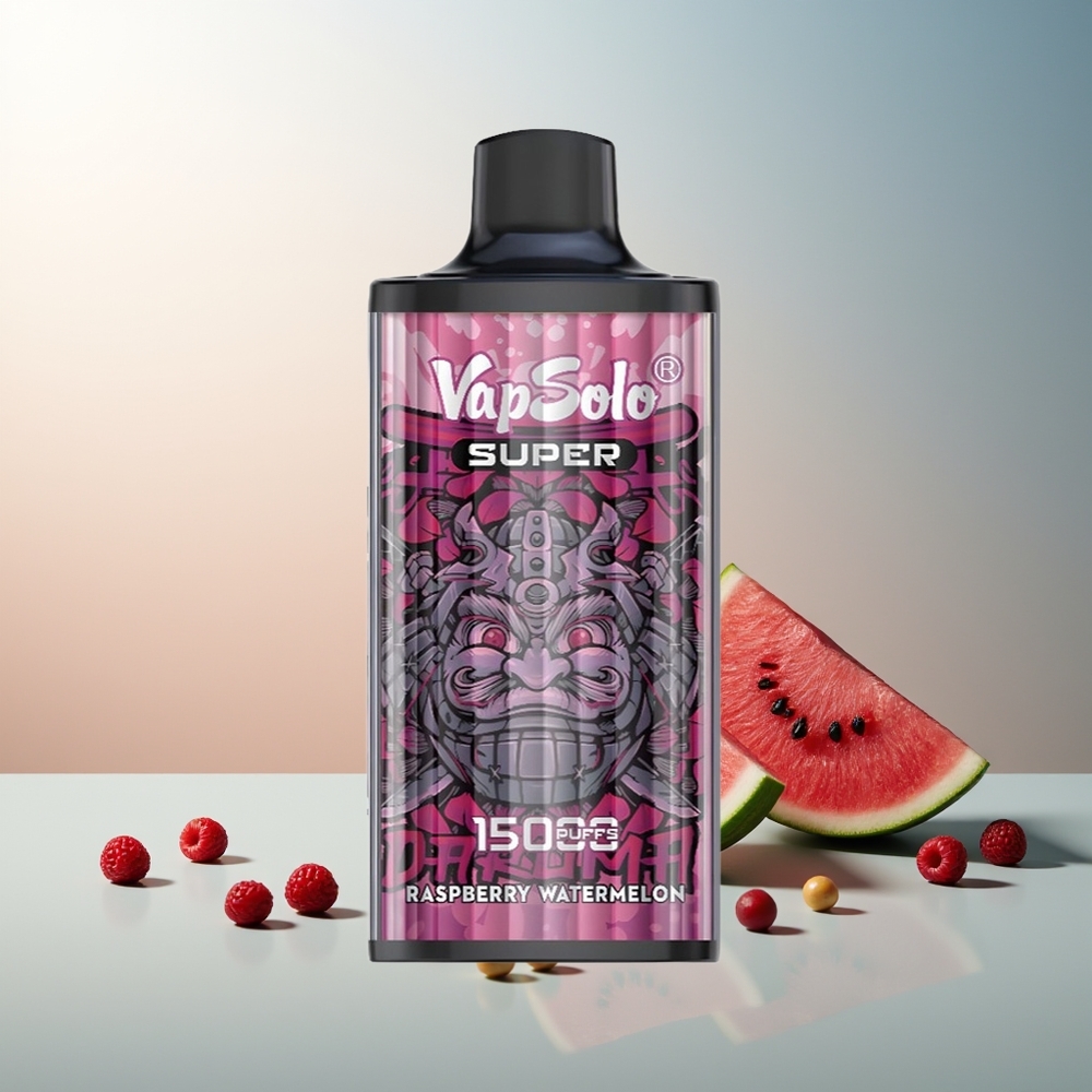 Vapsolo Super 15000 Puff 40ml Ahududu Karpuz