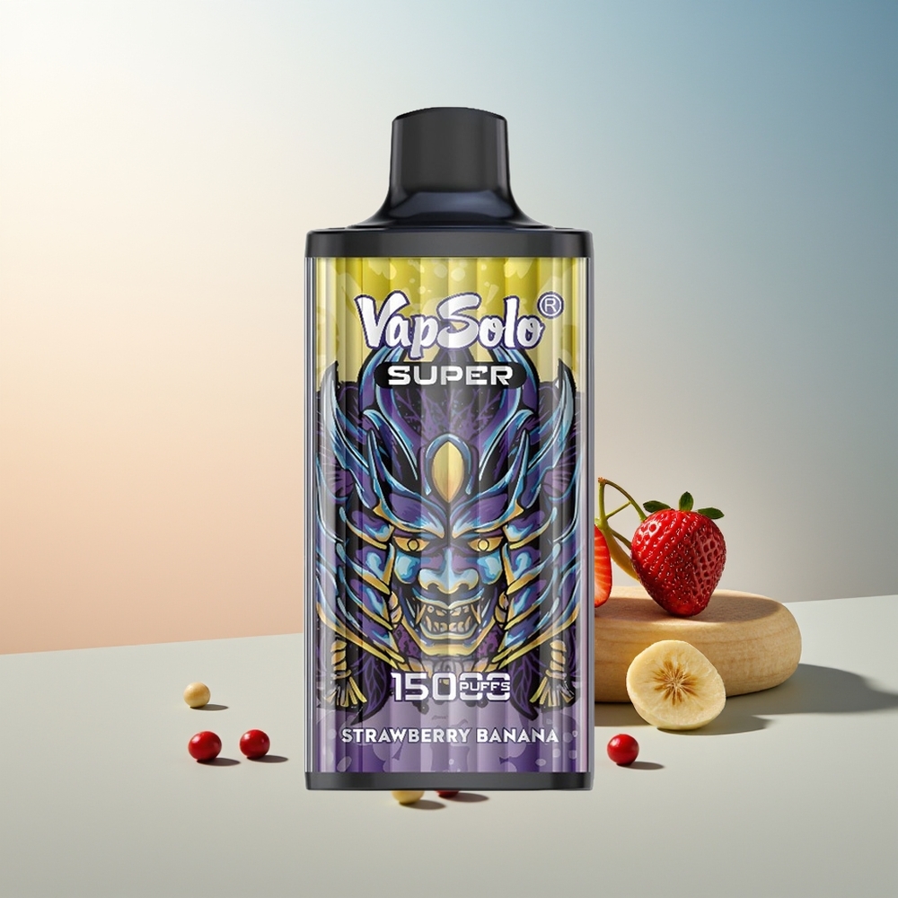 Vapsolo Super 15000 Puff 40ml Çilek Muz