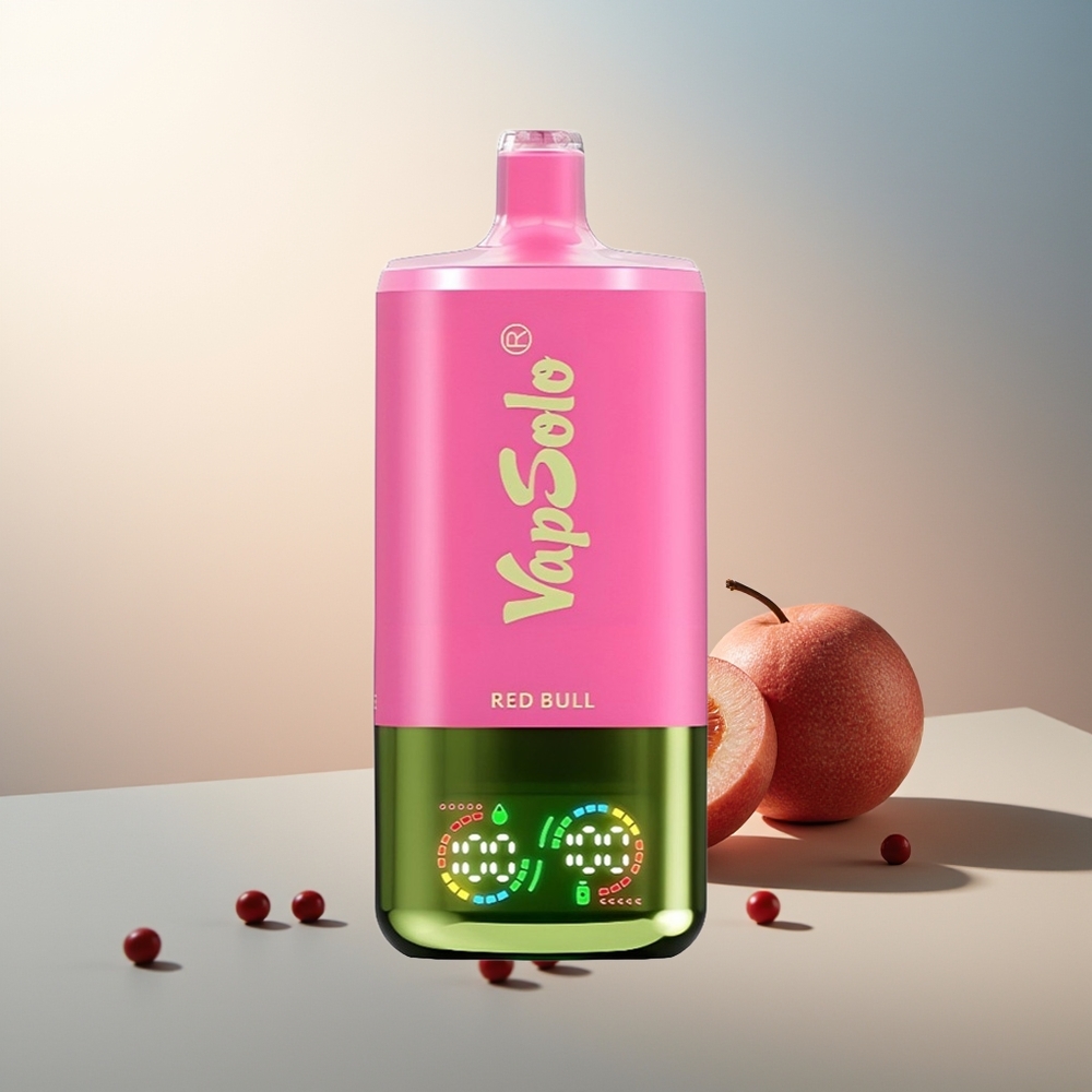 Vapsolo Triple 30000 Püf 40ml 3 Hazne Type-C Kırmızı Boğa