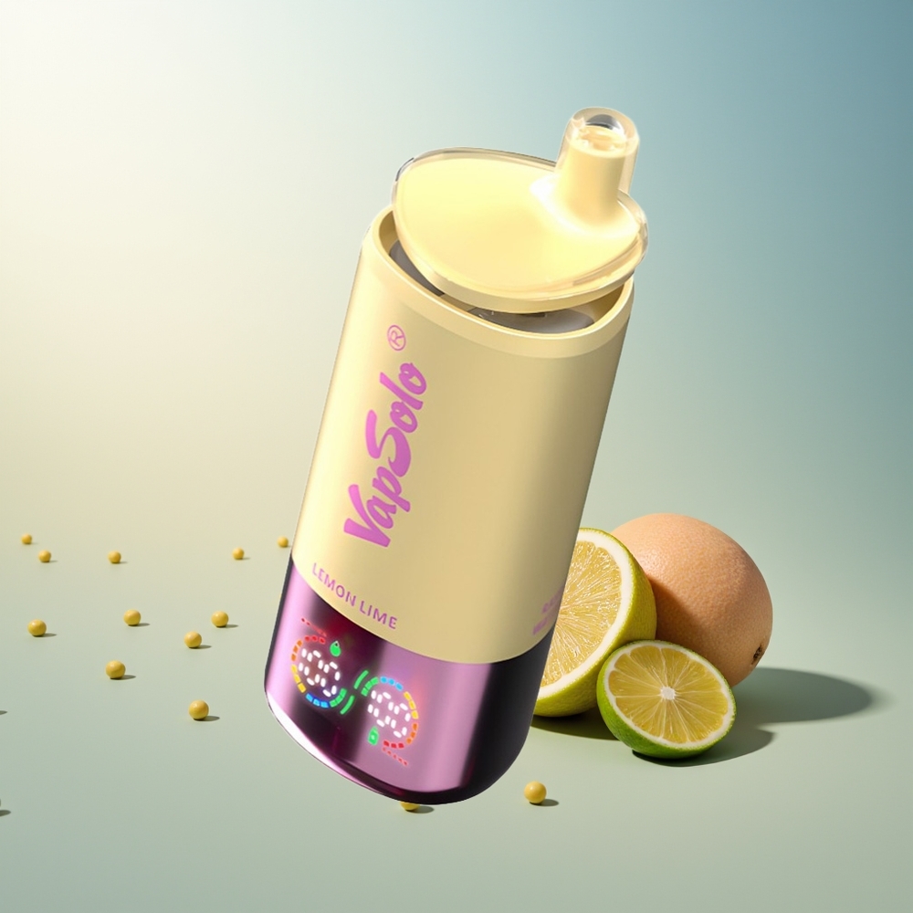 Vapsolo Triple 30000 Puff 3 Hazneli Type-C Limon Misket