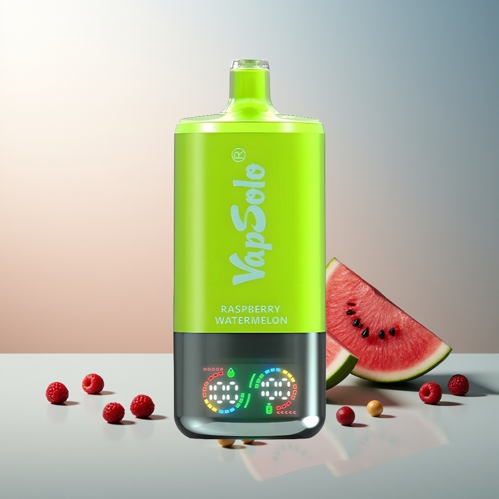 Vapsolo Triple 30000 Puff 40ml 3 Tank Type-C Ahududu Karpuz