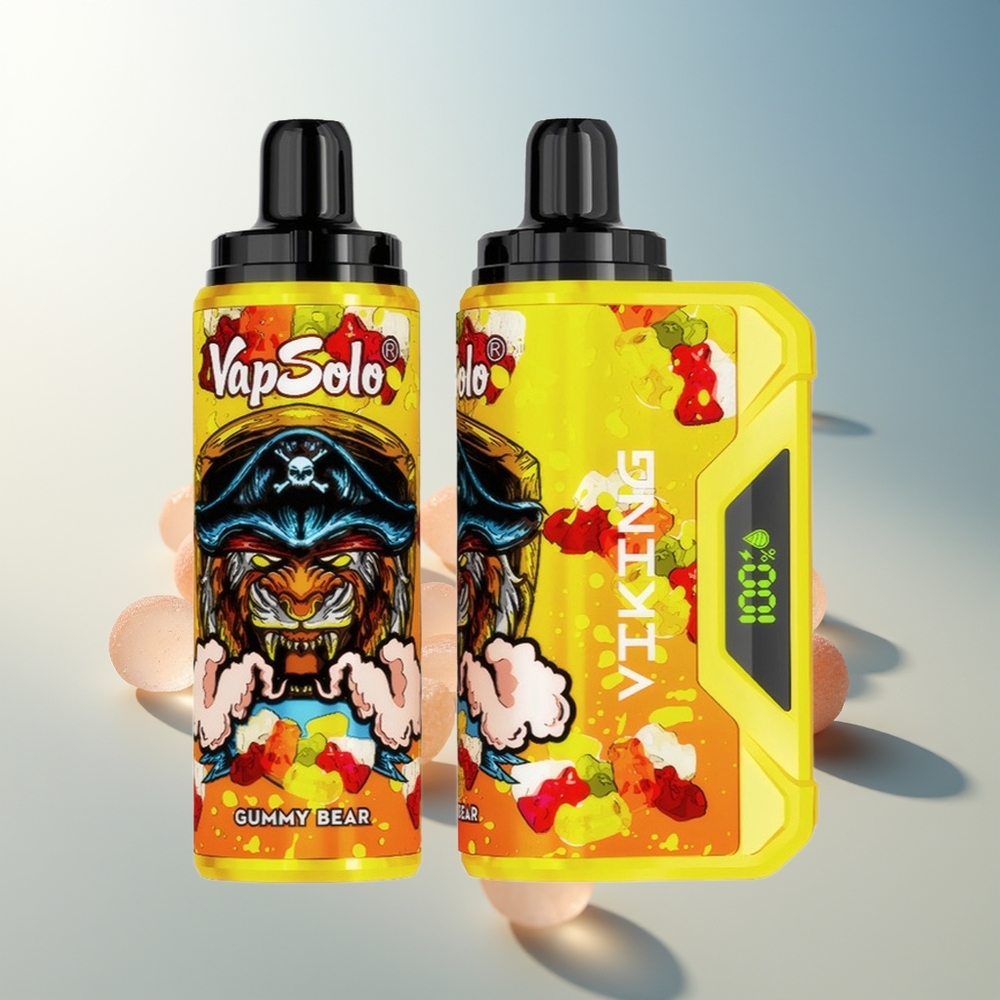 VapSolo VIKING 12000 Puff 22ml Type-C Ekranlı Ayıcı Şekeri